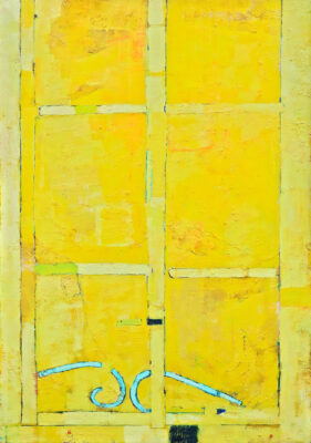 Giovanni Frangi - Finestra gialla, 1985-1986 olio su tela 190 x 130 cm
