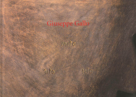 Giuseppe Gallo, mito rito sito, 2005 copertina catalogo
