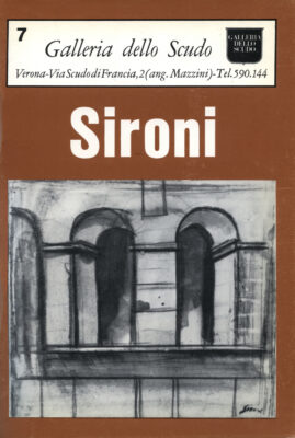 Sironi catalogo Edizioni Galleria dello Scudo 1968