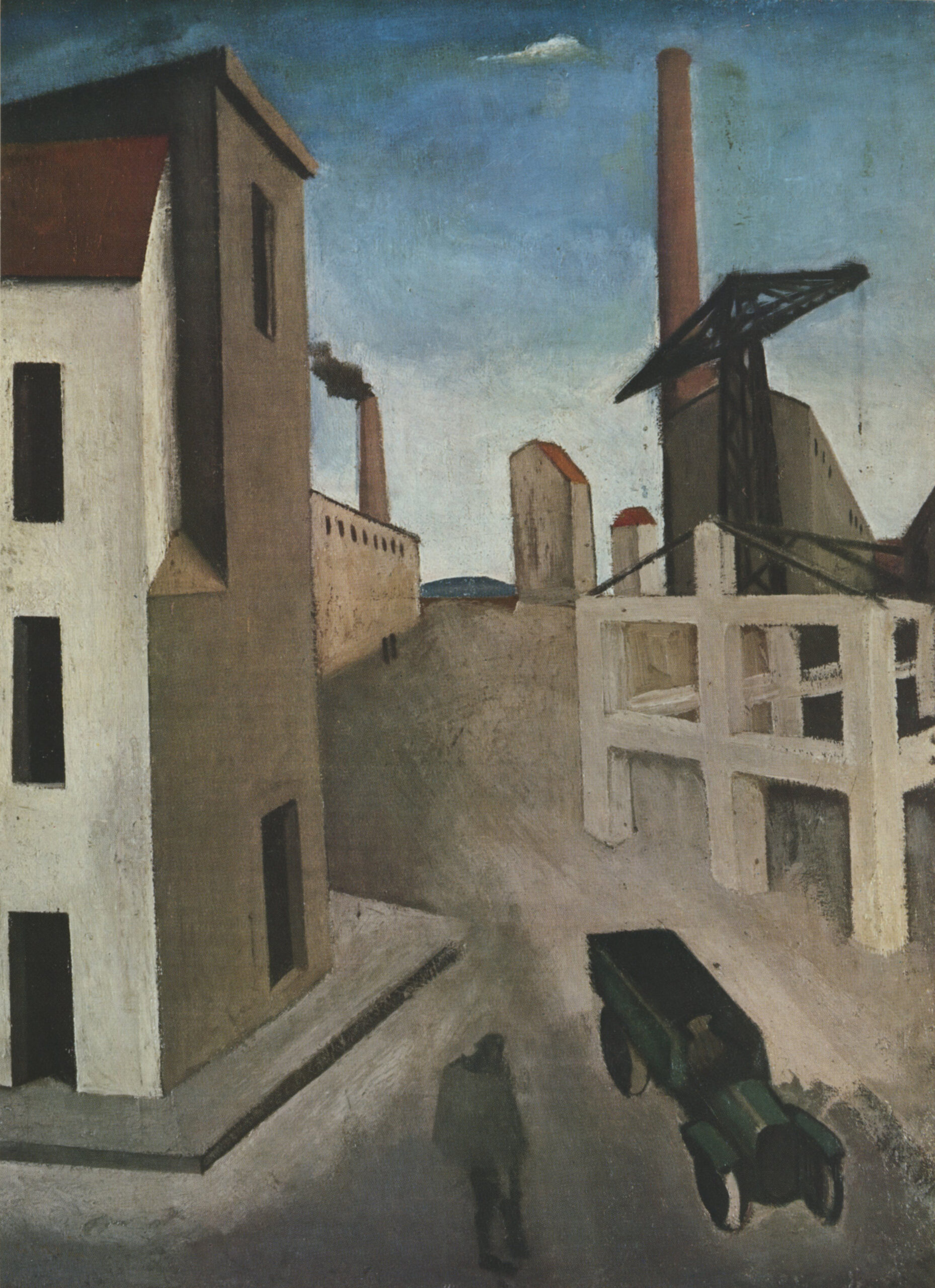 Mario Sironi Paesaggio urbano, 1922 olio su tela 88 x 64 cm