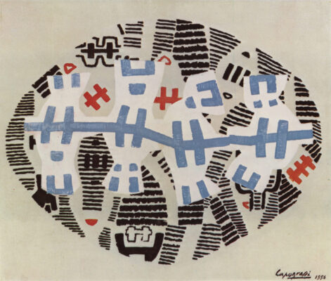 Giuseppe Capogrossi Superficie 184, 1956