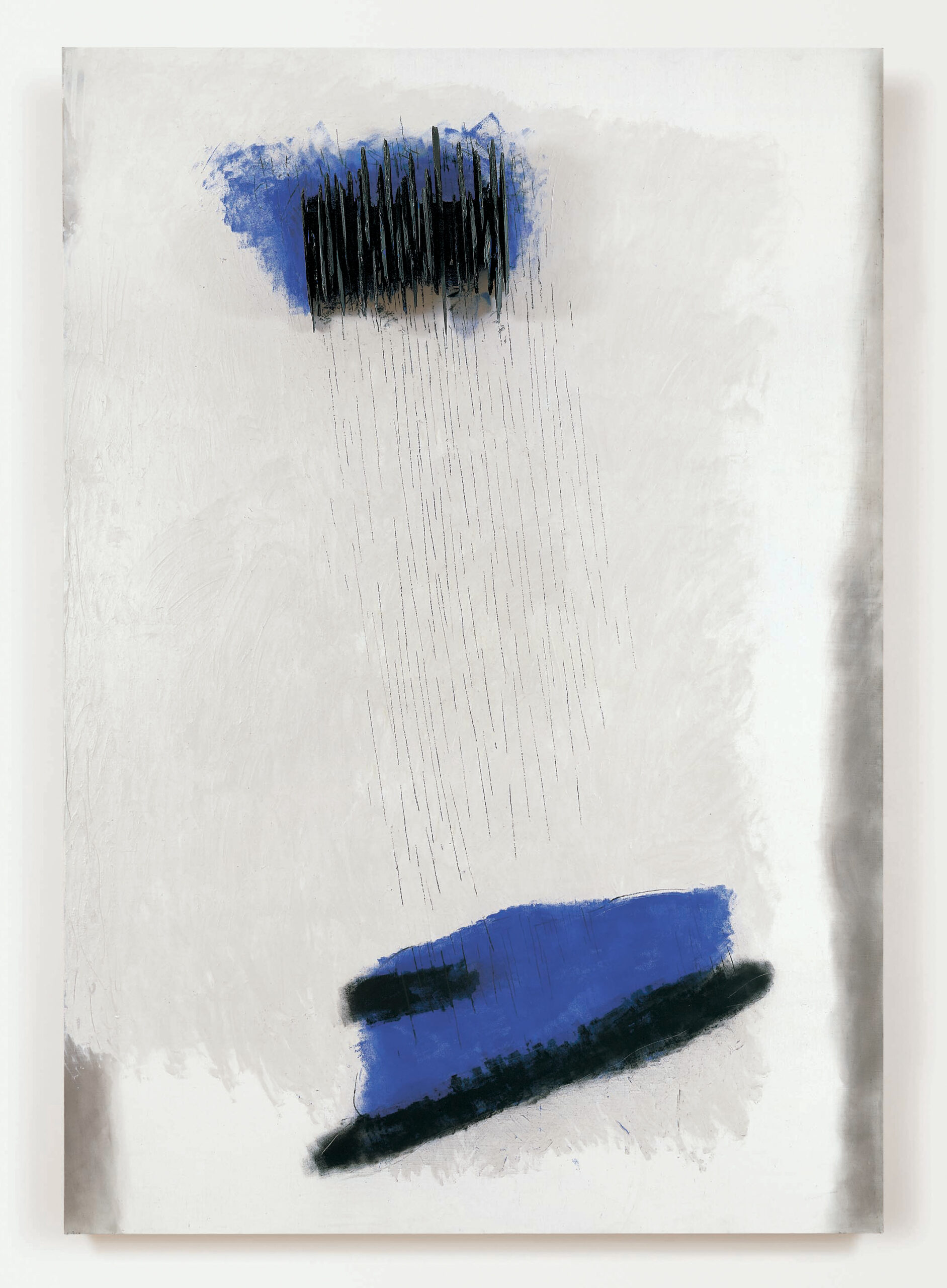 Marco Gastini Nel mese di maggio, 2007 tecnica mista e ardesia su tela 240 x 165 x 24 cm