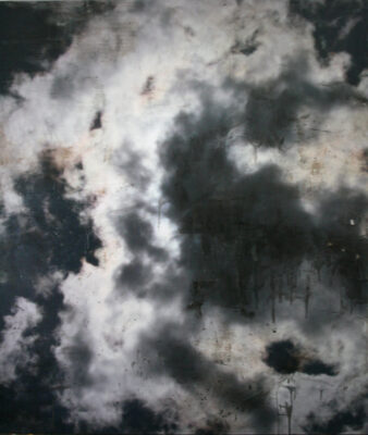 Giovanni Frangi 9,45 pm, 2008 tecnica mista su tela 260 x 220 cm