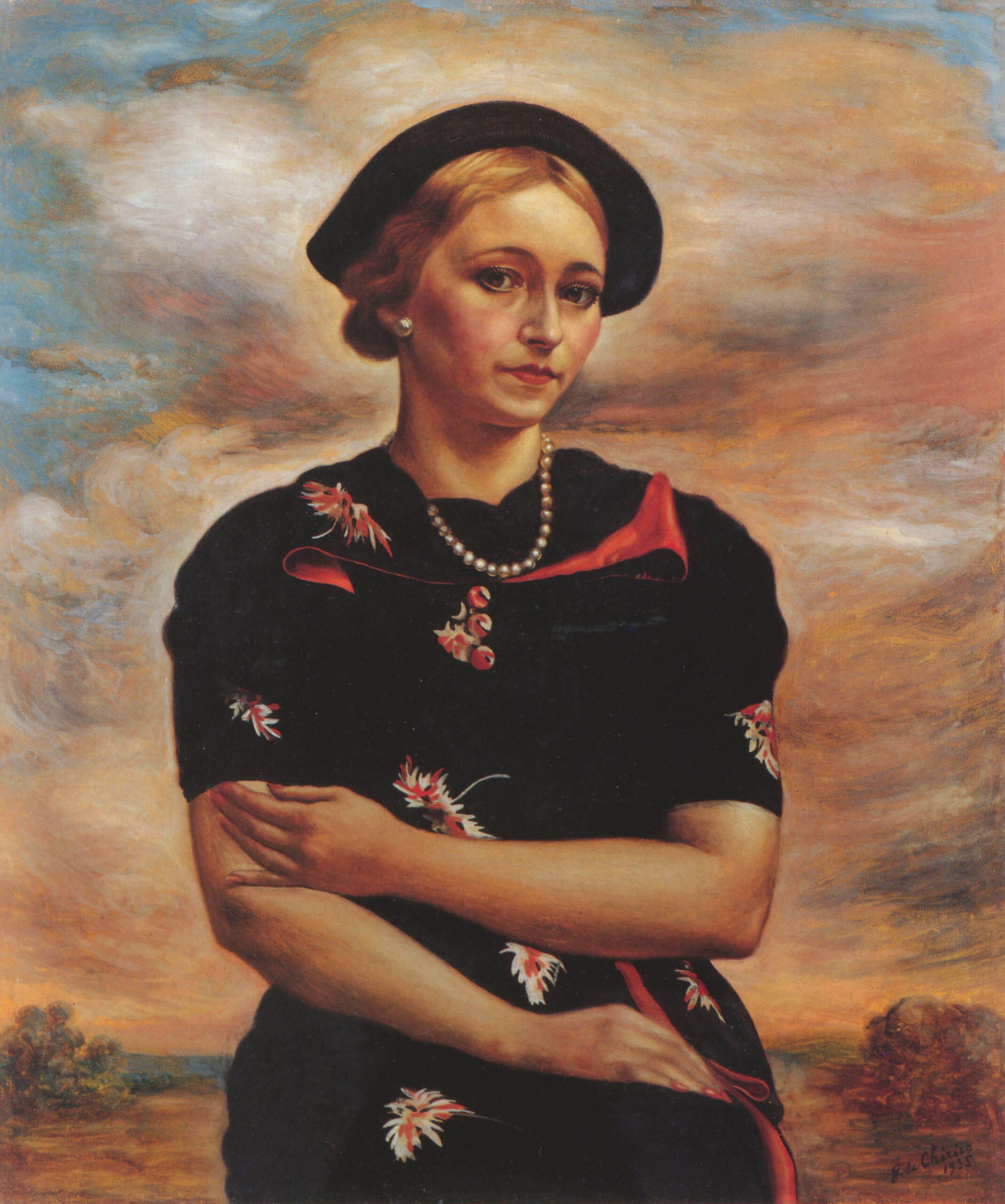 Giorgio de Chirico L'autunno, 1935 olio su carta intelata 73 x 60,5 cm