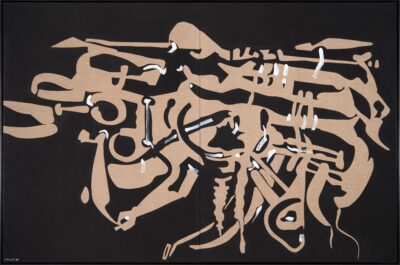 Carla Accardi
Capriccio spagnolo 7, 1982
dittico
vinilico su tela
due elementi, 192 x 138 cm cad.